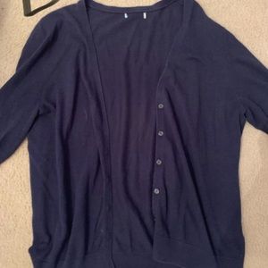 Old navy button up cardigan (navy color)